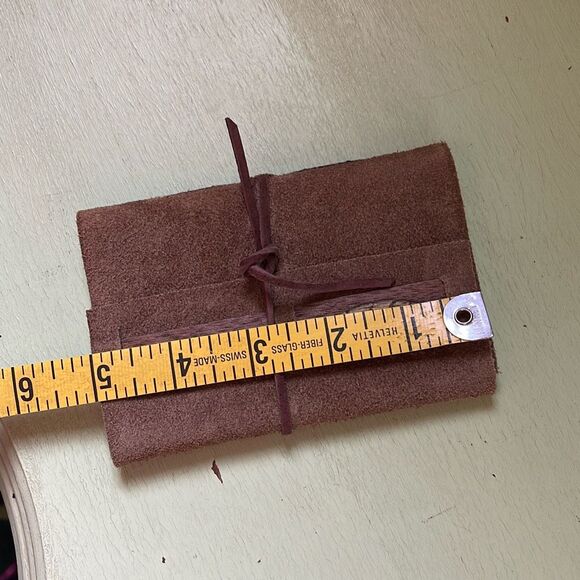 Little leather bound travel carry notebook. - Picture 7 of 8